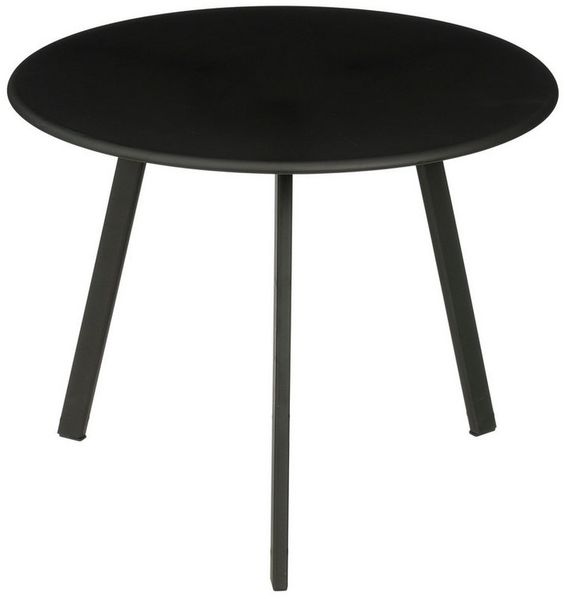Mica Decorations Beistelltisch Mica Decorations Seattle Beistelltisch H38 x Ø58 cm Schwarz
