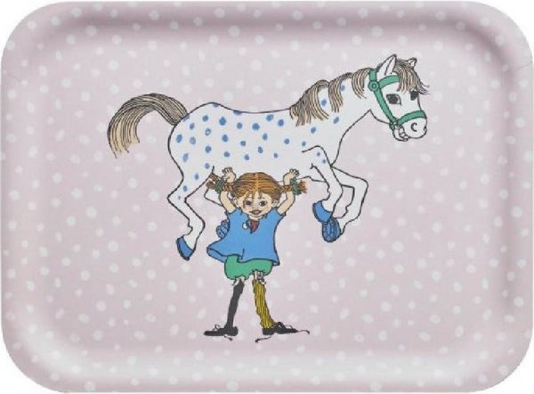 Muurla Platzset Tablett Pippi Langstrumpf And The Horse (27x20 cm)