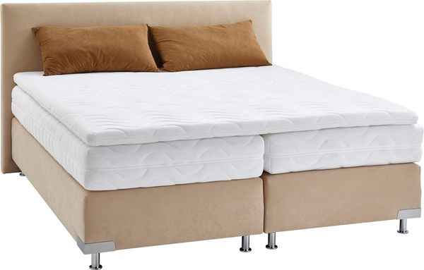 Westfalia Schlafkomfort Boxspringbett Ambiente, wahlweise in verschiedenen Größen & Farben, in verschiedenen Härtegraden, wahlweise mit Topper