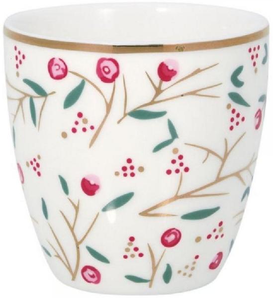 Greengate Tasse Mini Latte Cup Maise White