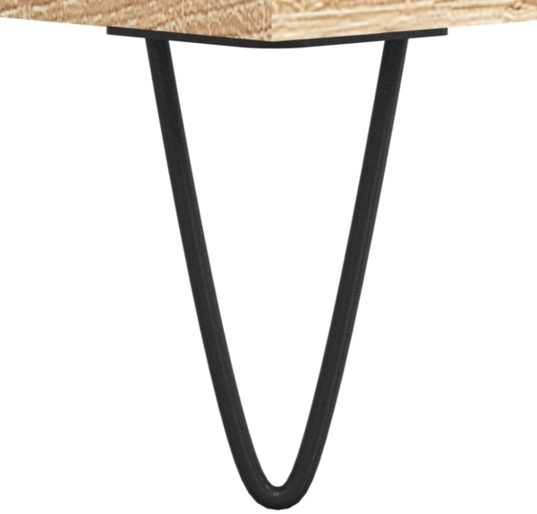 vidaXL Couchtische 2 Stk. Sonoma-Eiche 50x50x40 cm Holzwerkstoff 829387 Bild 11