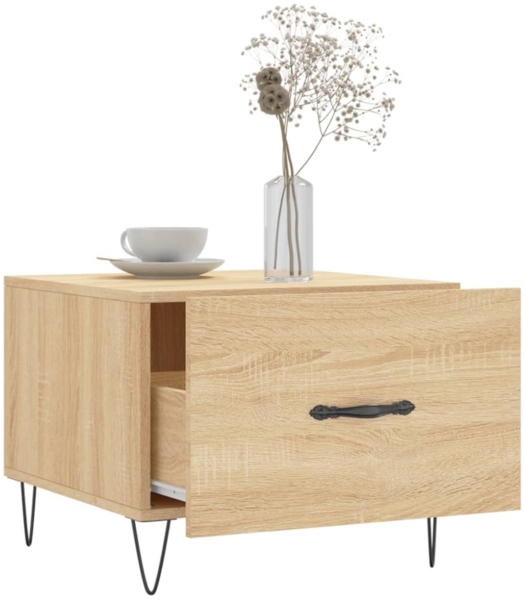 vidaXL Couchtische 2 Stk. Sonoma-Eiche 50x50x40 cm Holzwerkstoff 829387 Bild 12