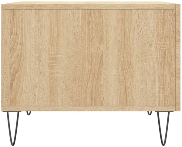 vidaXL Couchtische 2 Stk. Sonoma-Eiche 50x50x40 cm Holzwerkstoff 829387 Bild 9