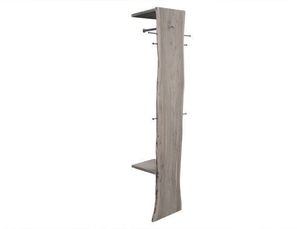 Garderobe Akazie 36x40x200 grau lackiert PURE ACACIA #914