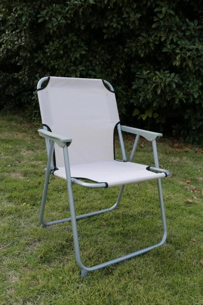 Klapp Campingstuhl Gartenstuhl Festivalstuhl Strandstuhl Angelstuhl Weiß-Beige