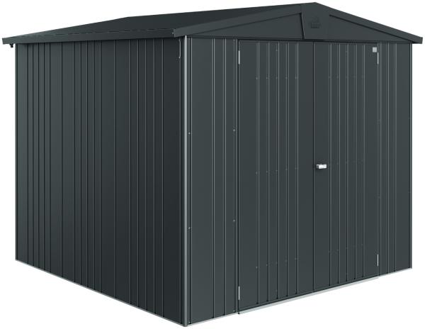 Biohort Gerätehaus Europa, 4: 244 x 228 x 203 (b x t x h) cm, dunkelgrau-metallic