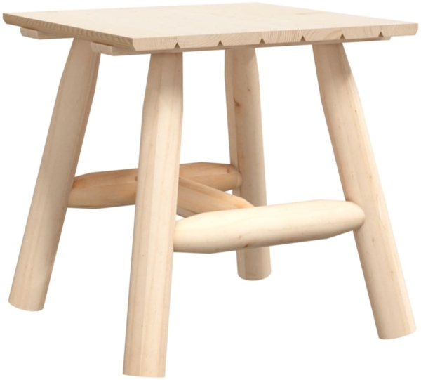 vidaXL Beistelltisch 49x49x50 cm Massivholz Fichte 363351