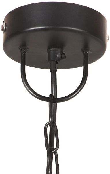 vidaXL Hängelampe Industriestil 25 W Schwarz Rund 42 cm E27 320557 Bild 6