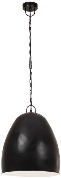 vidaXL Hängelampe Industriestil 25 W Schwarz Rund 42 cm E27 320557 Bild 4
