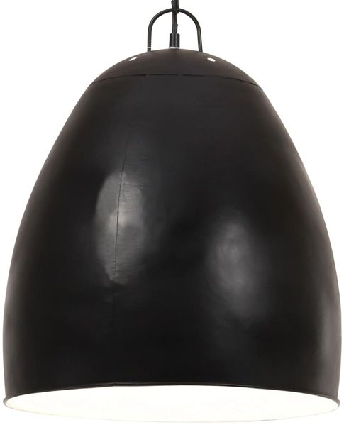 vidaXL Hängelampe Industriestil 25 W Schwarz Rund 42 cm E27 320557 Bild 2
