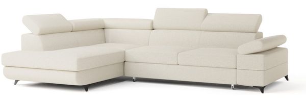 Masseno Ecksofa FAVIEN mit Schlaffunktion L-Form, Sofa mit Bettkasten