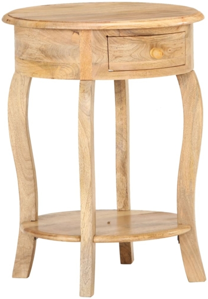 vidaXL Beistelltisch 37x37x61 cm Massivholz Mango 321789
