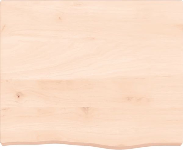 vidaXL Tischplatte 60x50x(2-6) cm Massivholz Eiche Unbehandelt 3156286 Bild 3