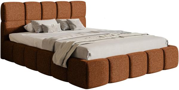 Selsey Bett Polsterbett Mit Stauraum Bettkasten 180x200 cm Hydrophobe Chenille Cloudy Kupfer Bild 1