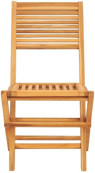 vidaXL Gartenstühle 2 Stk. Klappbar 47x62x90 cm Massivholz Teak 362761 Bild 4