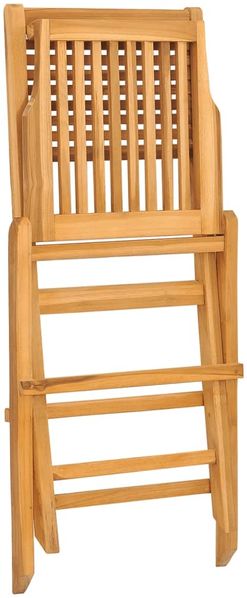vidaXL Gartenstühle 2 Stk. Klappbar 47x62x90 cm Massivholz Teak 362761 Bild 6