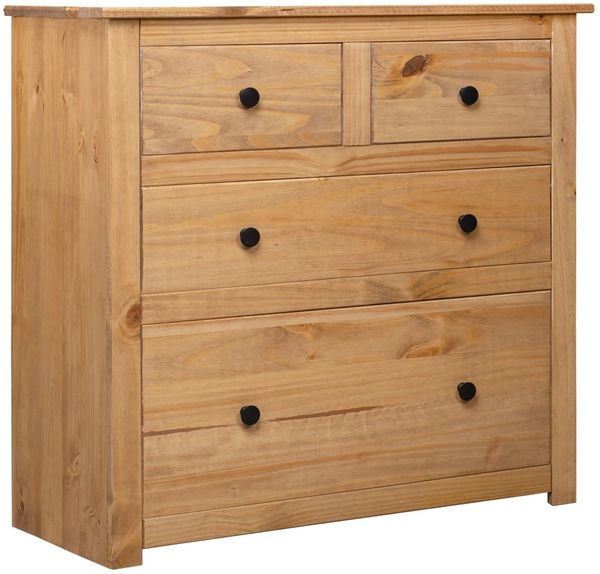 Sideboard, Kommode 80x40x83 cm Kiefernholz Panama