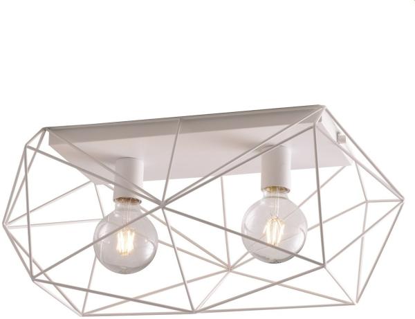 Luce Design Abraxas PL2 BCO Deckenleuchte 2-flammig ECO Light