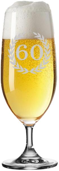 Luxentu Biertulpe Pilsglas 360 ml - 60. Jubiläum