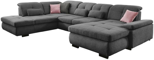 Die PlanBar Ecksofa MP-IN16012 L-Form, mit Sitztiefenverstellung und Federkern-Polsterung