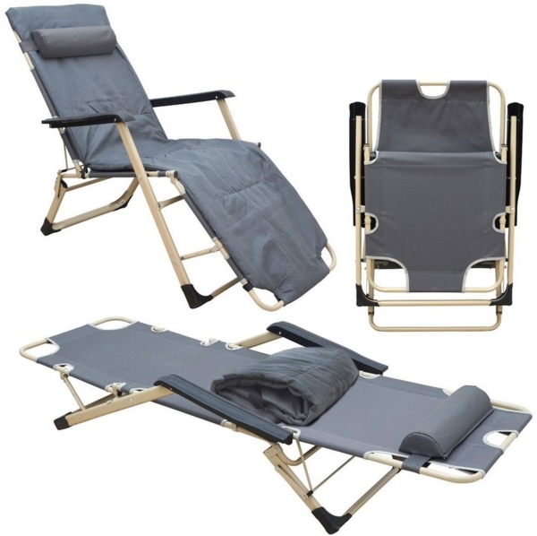 AMANKA Gartenliege 2er Set Garten Liegestuhl Klappbar 178x65 Relaxliege, Sonnenliege Gartenstuhl Campingliege