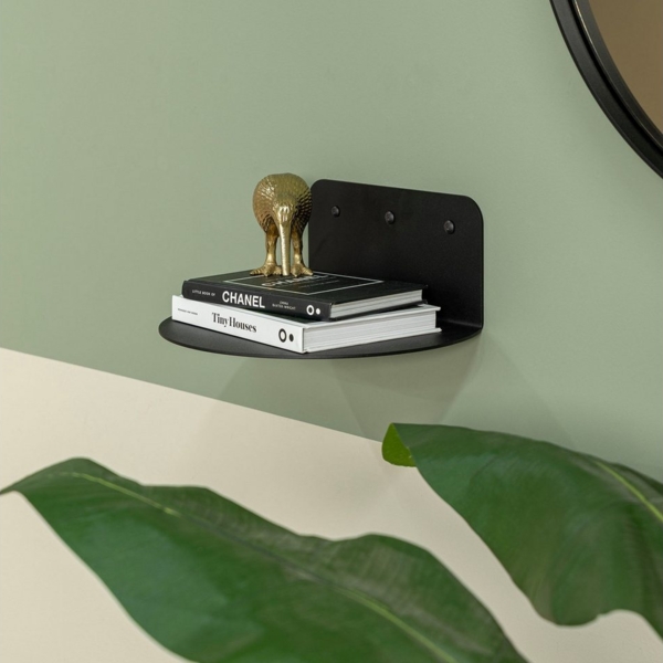 Spinder Flex Wandregal Stahl Skandinavisch Schwarz