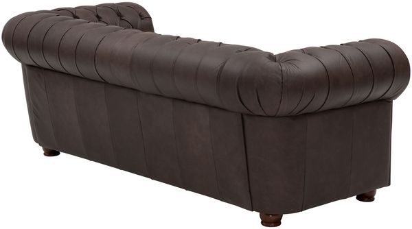 Sofagarnitur 3-2-1 Kath Echtleder (Antikoptik) braun Bild 6