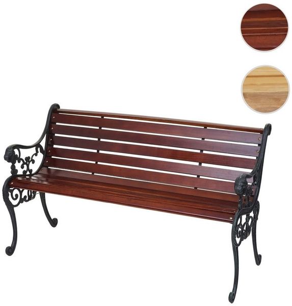 MCW Gartenbank MCW-F98, Einfache Montage, Verspieltes Design, Zwei Sitzplätze, Mit Armlehne