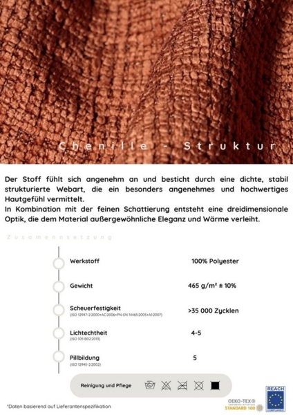 Home affaire Polsterhocker Soft&Cosy XL, B: 101 cm, Mega-Hocker, in Cord oder Chenille-Struktur wählbar Bild 3