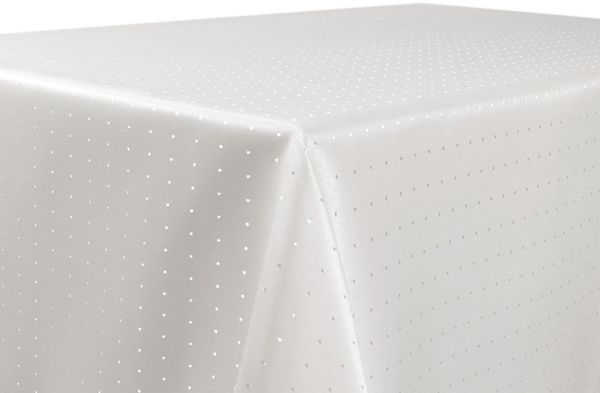 Beautex Tischdecke Damast Punkte bügelfrei fleckenabweisend pflegeleichte Tischwäsche (1-tlg)