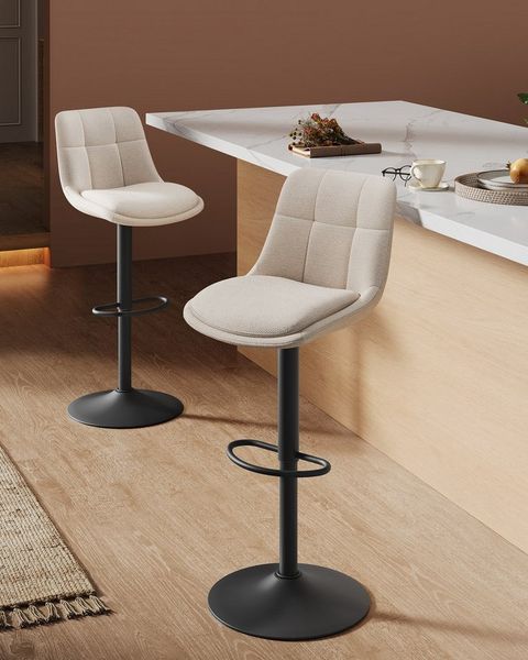 VASAGLE Barhocker Barstühle (Set, 4 St), höhenverstellbar, drehbar