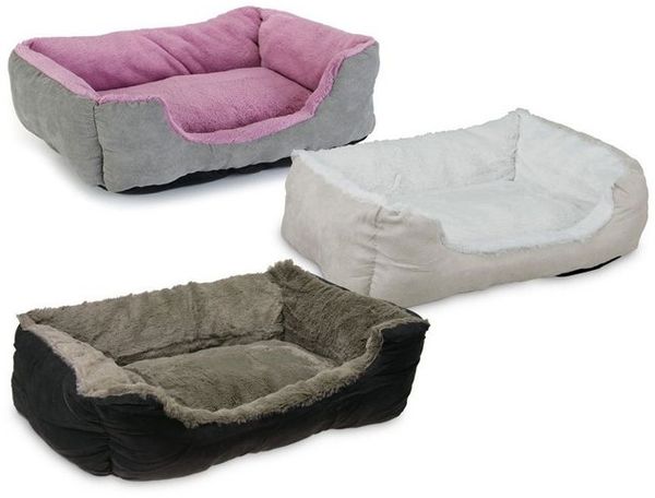 Beeztees Tierbett Katzenbett Baboo taupe/schwarz