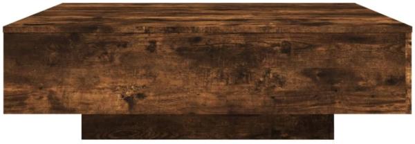 vidaXL Couchtisch mit LED-Leuchten Räuchereiche 100x100x31 cm 836606 Bild 3