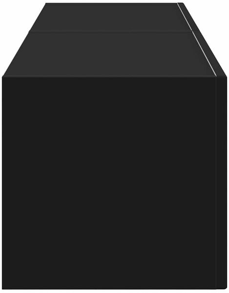 vidaXL TV-Wandschrank 2 pcs Schwarz 60 x 31 x 29,5 cm Holzwerkstoff 892192 Bild 8