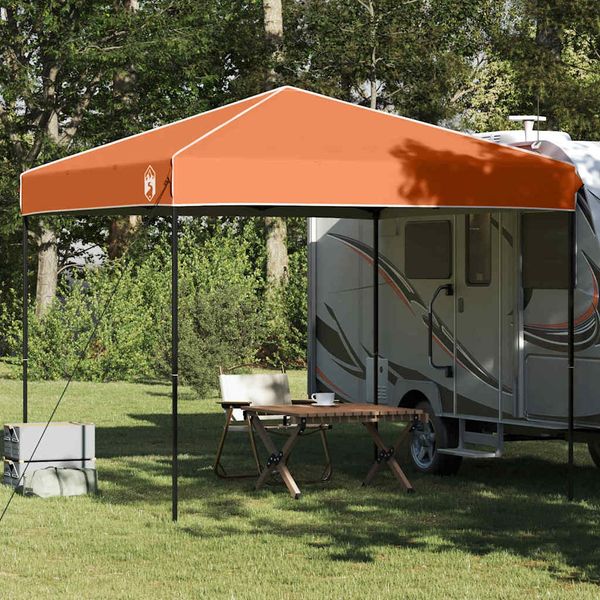 Pavillon-Zelt Gartenzelt Orange 243 x 243 x 251 cm Stoff
