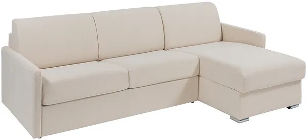Vente-unique - CALIFE Sofa Stoff Beige - B 223 cm94 cm x H 97 cm x L 241 cm