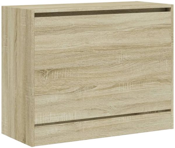 vidaXL Schuhschrank Sonoma-Eiche 80x34x63 cm Holzwerkstoff 839961 Bild 4