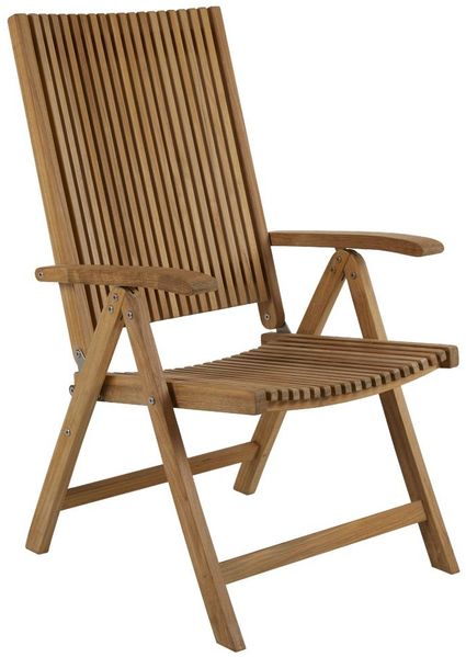 Brafab Julita Positionsstuhl Teak natur klappbar