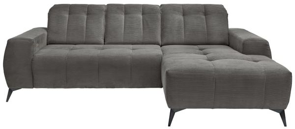 Ecksofa Sano von Benformato - Hochwertiges Cordsofa mit Elektrofunktion und verstellbaren Kopflehnen Bild 3
