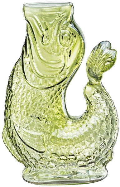 Glaskaraffe Karaffe Krug Kanne Gluckert beim Ausgießen 1L cilio NEMO grün 291315