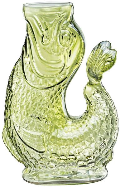 Glaskaraffe Karaffe Krug Kanne Gluckert beim Ausgießen 1L cilio NEMO grün 291315 Bild 4