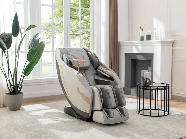 Vente-unique - MOWATA Sessel Kunstleder Grau - B 75 cm x H 155 cm x L 115 cm