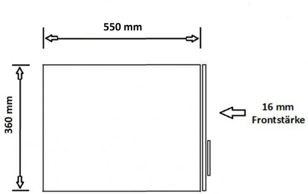 Küchen Aufsatzschrank 80 cm ARIA Sandgrau ultra matt + Schwarz matt, hochwertige Fronten mit Anti Fingerprint Beschichtung Küchenzeile Küchenblock Bild 5