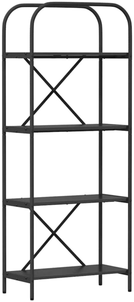 vidaXL Bücherregal Schwarz Eichen-Optik 60 x 30 x 146 cm Holzwerkstoff 879857