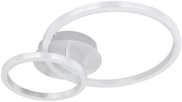 LED Deckenlampe, Kreisform, weiß, opal