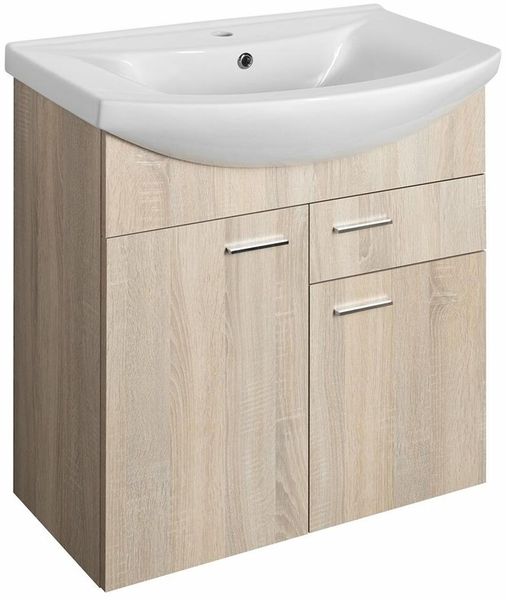 ZOJA Unterschrank 71,5 x 74 x 34 cm, Platineiche