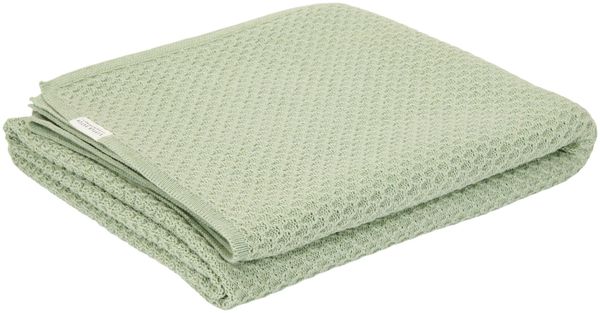 Little Dutch Bettdecke Gestrickt - Pure Sage - 110