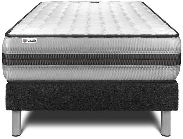 Matratzenset VITAL POWER RECOVER 90x190 cm Bettrahmen Kit schwarz