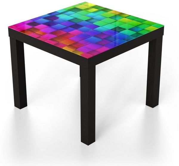 DEQORI Couchtisch 'Kreative Unordnung', Glas Beistelltisch Glastisch modern Bild 2