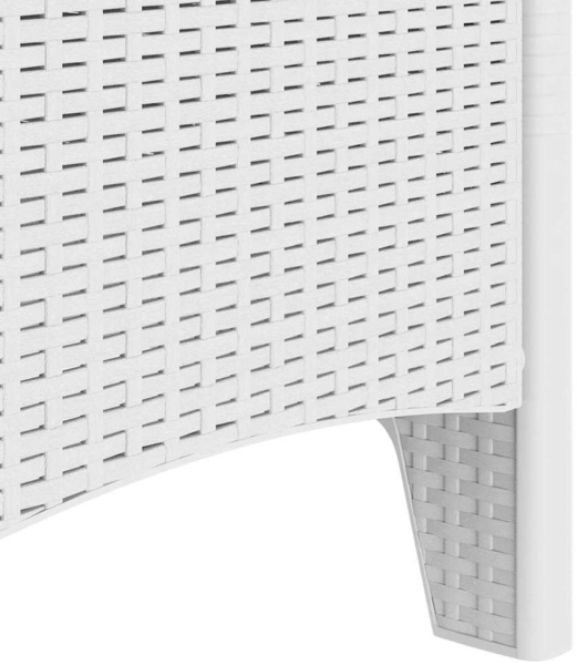 vidaXL Gartenstuhl 2 pcs Weiß 53 x 49 x 85 cm PP 847462 Bild 7